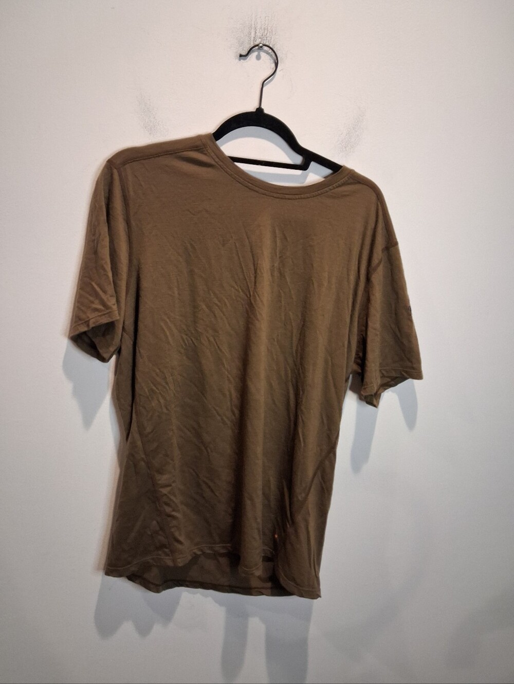 Smartwool Mens Size L Base Layer Green  Merino Wool Tshirt Gorpcore